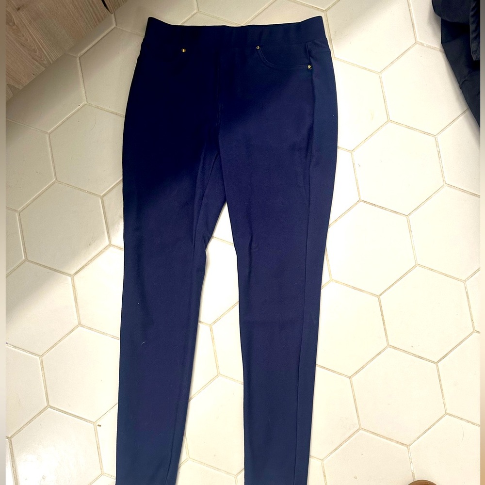MICHAEL KORS Navy slip on pants